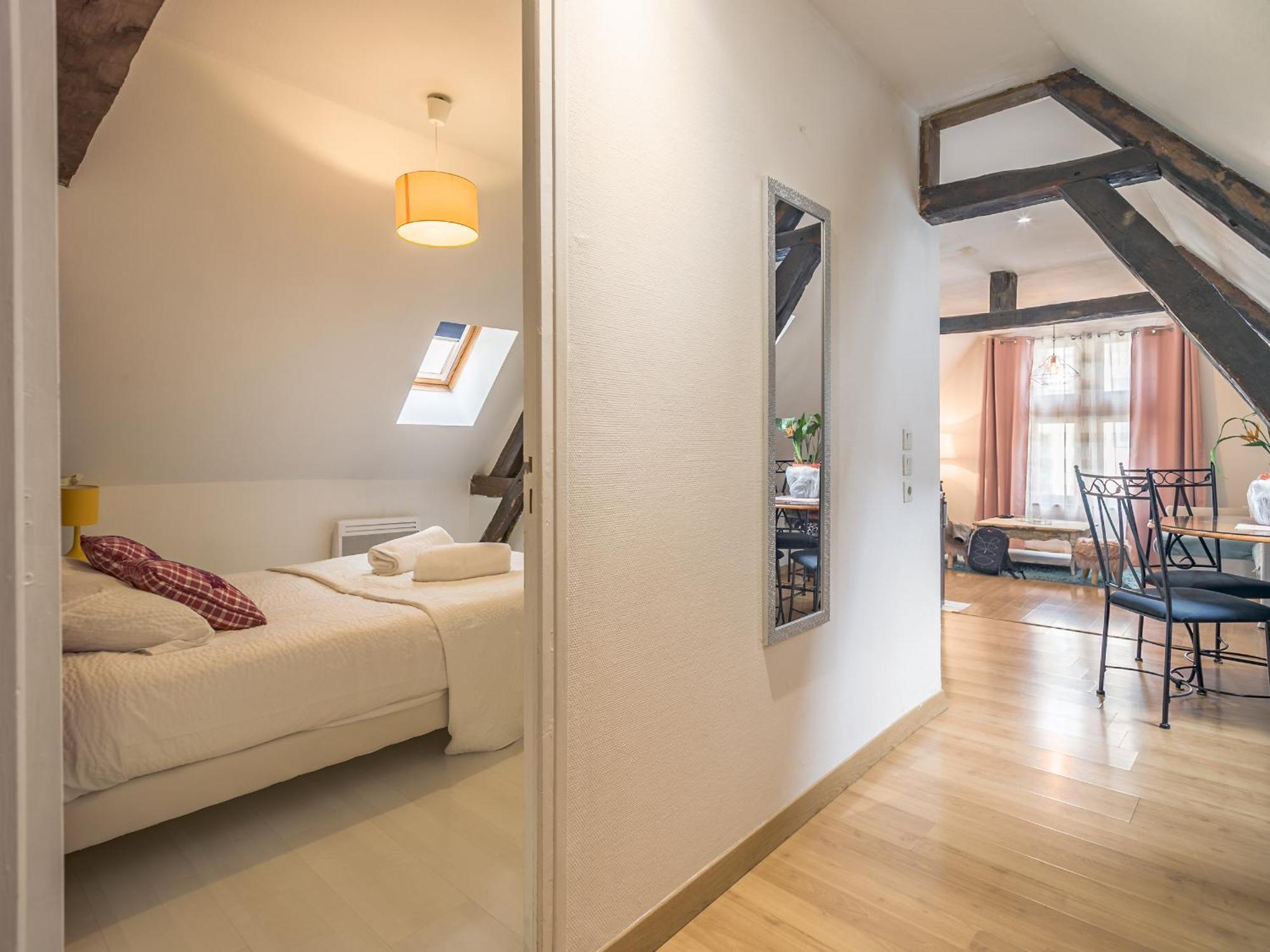 Quartier Cathedrale Centre, Wifi Et Parking - Zen Appart Troyes Pokoj fotografie
